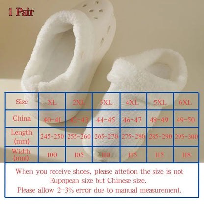 Detachable And Washable Thick Soft Plush Cover For Clogs Slipper Insoles Inserts Fur Lined Shoes Plush Liner Winter Shoe Cover