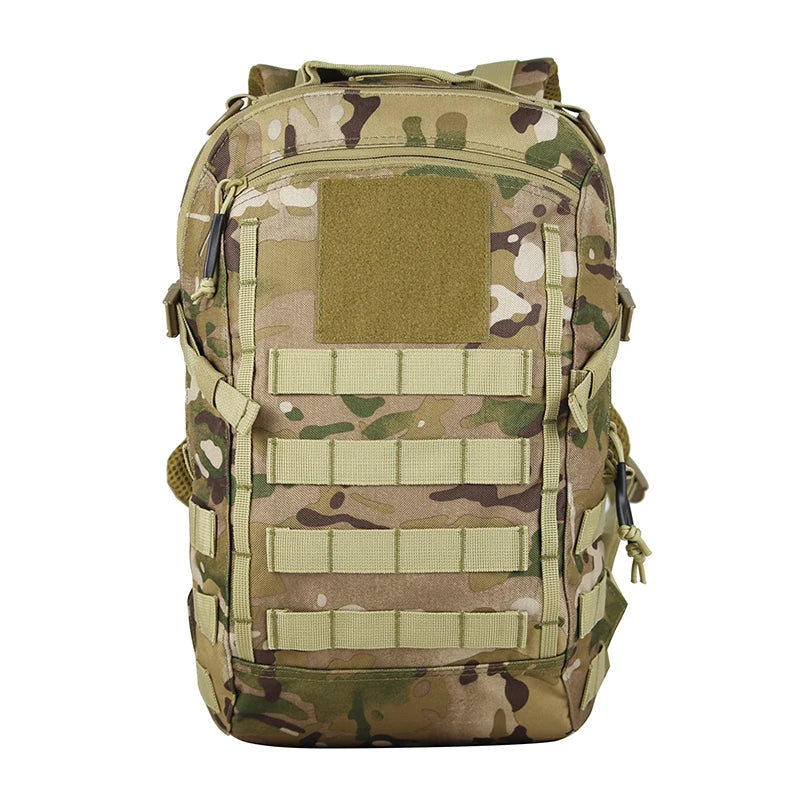 LQARMY Pequena Mochila Tática de Viagem Impermeável para Exterior, Saco de Desporto e Campismo com Sistema Molle para Trekking, Pesca e Caça