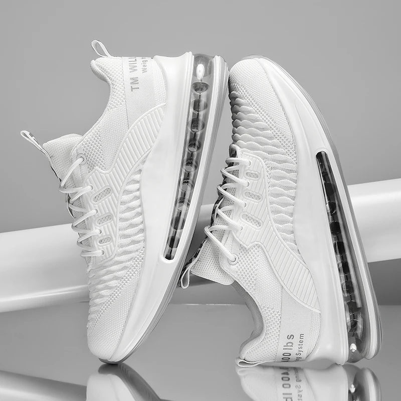 Sports men's shoes - breathable, fashionable, versatile, trendy. Mesh upper, lightweight, soft sole, shock-absorbing. Suitable f