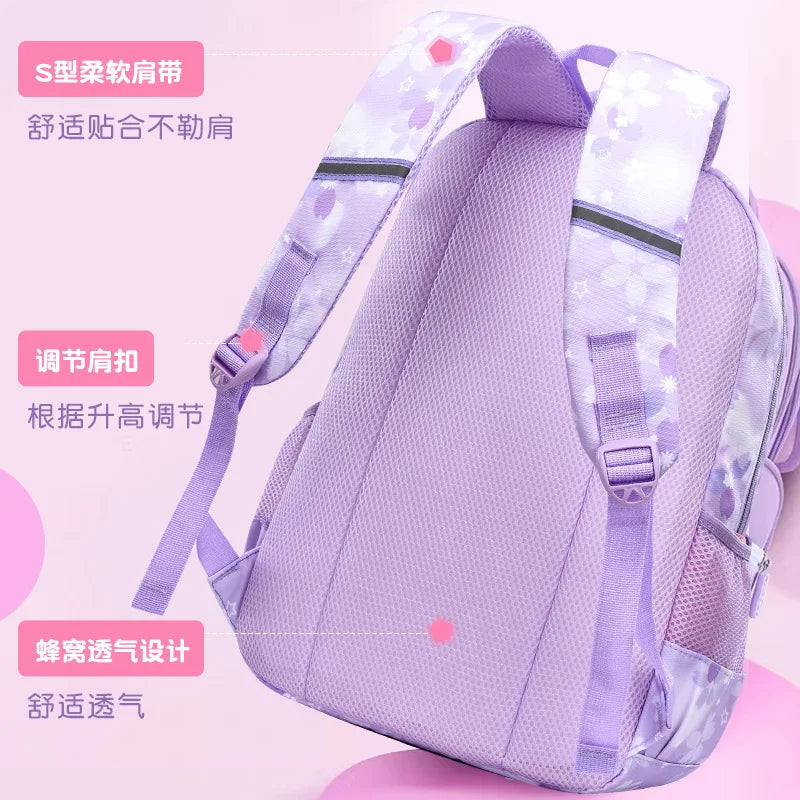 Mochilas Escolares Menina Mochila Escolar Kawaii Leve Crianças Mochila Escolar Bolsa de Livros Mochila de Viagem Mochilas Presentes