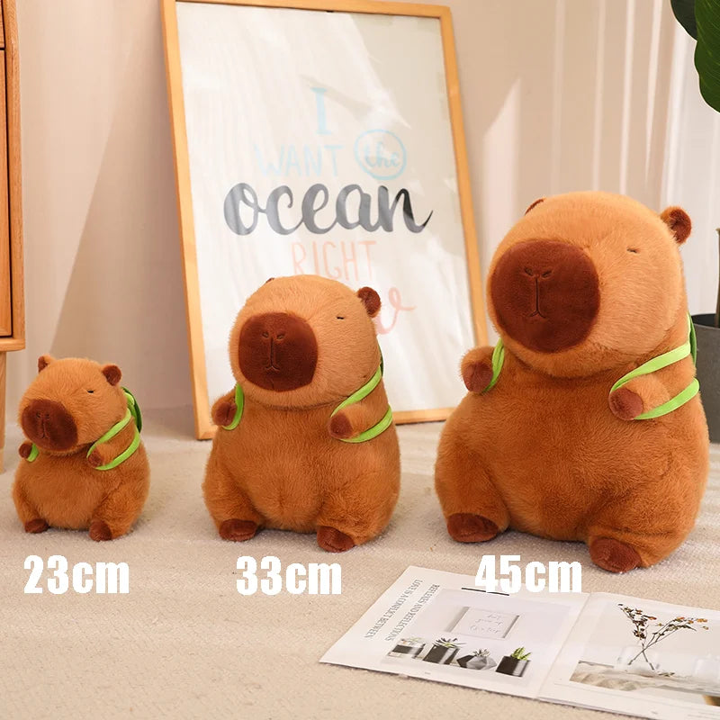 Pantufas de Capivara de Pelúcia Femininas Sapatos de Animais Fofos e Adoráveis Sandálias Confortáveis de Capibara Brinquedos de Chinelos Interiores Presentes de São Valentim