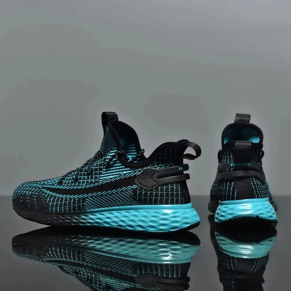 New Mijia Men's Sneaker Breathable Sports Shoes  Stretch Fabric Soft Mesh Comfortable Running Lightweight Walking Jogging Shoes