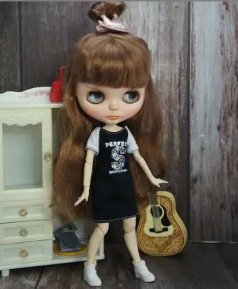1/6 Doll Dresses For Blythy Jenny Doll Sweetpie Luxury Dress Fashion Doll Clothes For Licca Doll Kids Toy