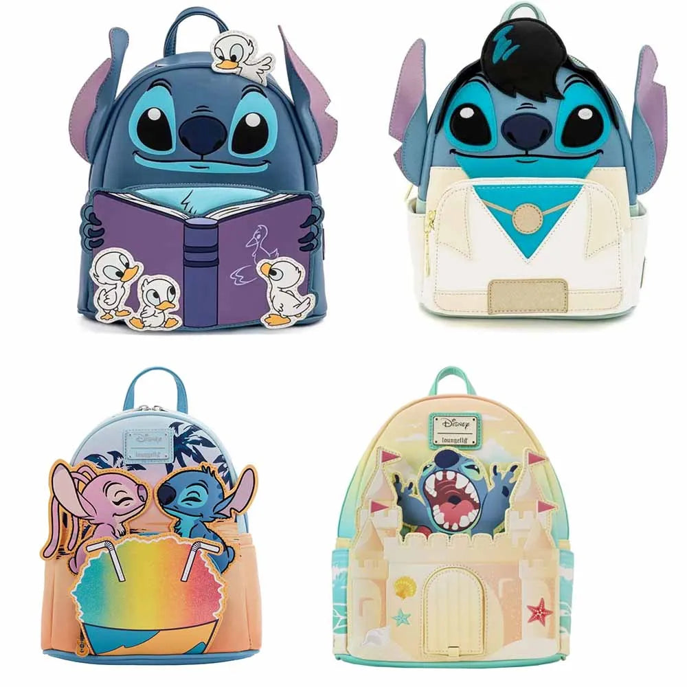 Mochila Infantil Stitch Baby Yoda Bolsas Femininas Toy Story 3 Alien Sally Mochila Monstrinhos SA Boo Mini Mochila Bolsa de Mão para Meninas