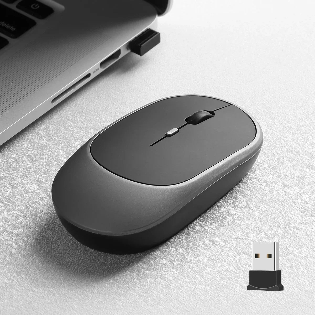 Rato Sem Fios Rato Recarregável Rato Gamer Dois Modos Compatível com Bluetooth Rato 2.4G para Portátil Pad Tablet PC Macbook Mause