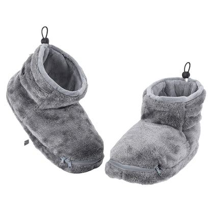 USB Heater Foot Shoes Winter Warm Snow Boots Comfortable Plush Warm Electric Slippers Winter Warming Slipper for Women Men