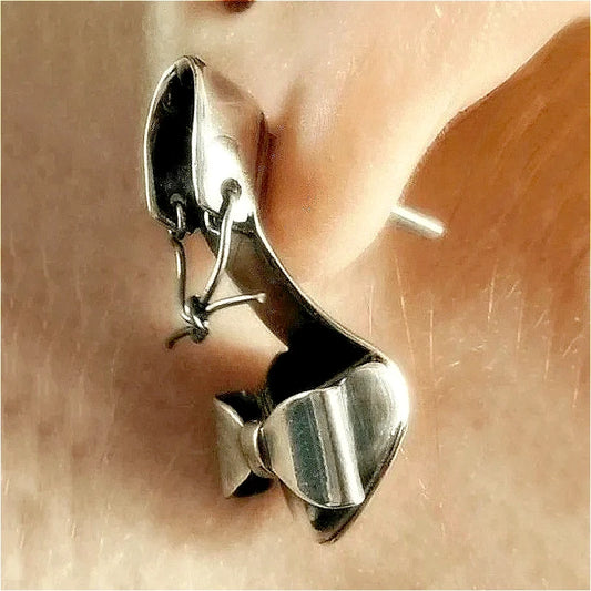 Fashion Creative Handmade Mini High Heels Shaped Stud Earrings Women Vintage Exquisite Festival Party Jewelry Accessories Crafts