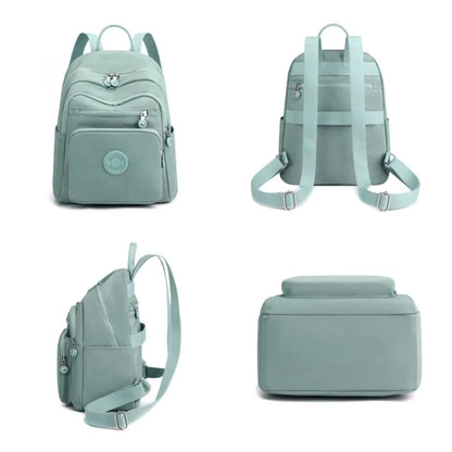 Mochila Feminina Pequena Mini Mochila para Adolescente Bolsas Escolares Casuais Nylon Impermeável Bolsa de Peito Feminina