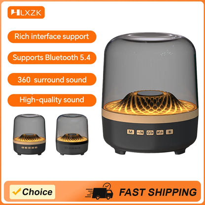 2026 Portable Wireless Soundbar Bluetooth 5.0 Home Theater TWS Speaker Hi-Fi Acoustic Breathing Lamp Subwoofer for Android & IOS