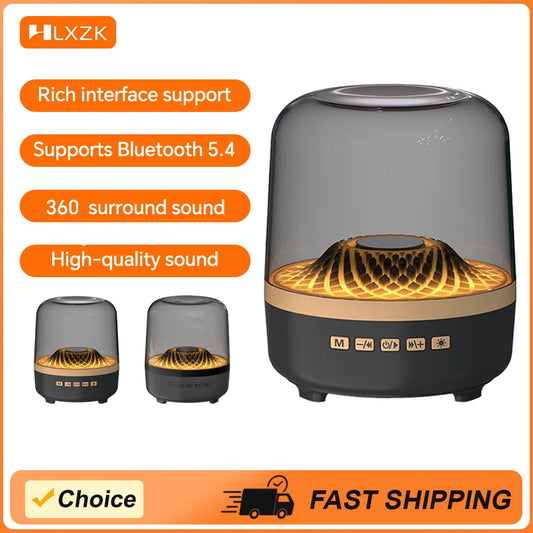 2026 Portable Wireless Soundbar Bluetooth 5.0 Home Theater TWS Speaker Hi-Fi Acoustic Breathing Lamp Subwoofer for Android & IOS