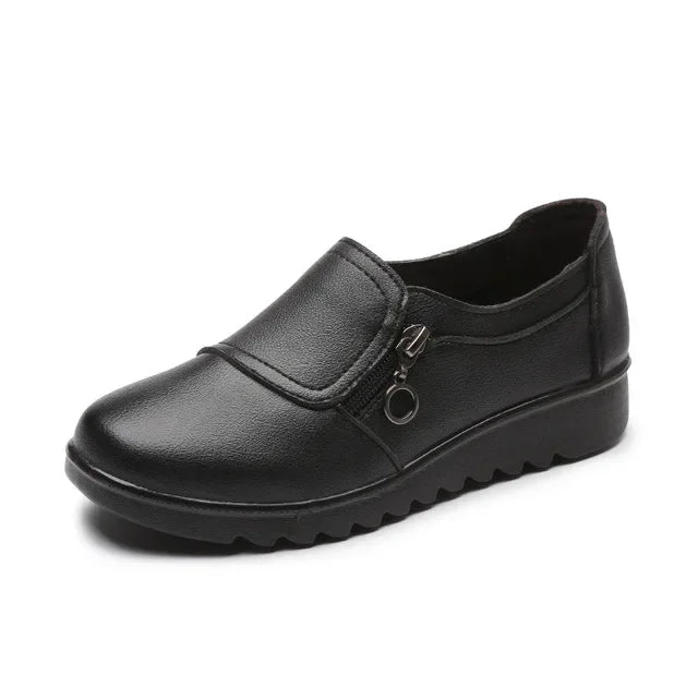 BEYARNE sapatilhas femininas nova coleção, sapatilhas rasas da moda, sapatos de couro genuíno, mocassins femininos, sapatos slip-on sapatos femininos