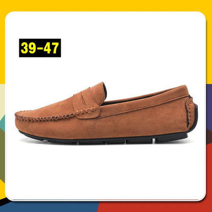 Hot Selling Men's Sneaker 47 Slip On Flat Shoes Fashionable and Casual Men's Shoes Outdoor Soft and Comfortable Driving Footwear
