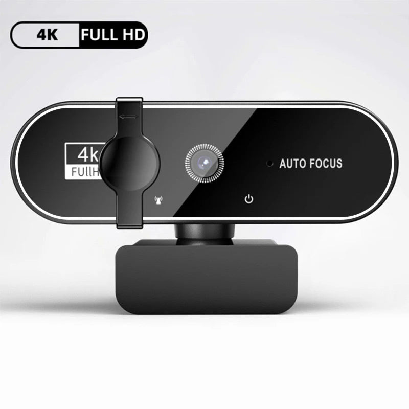 Câmara de Vídeo Webcam 4K 2K Foco Automático Streaming Web Cam Com Microfone Full HD 1080P Webcams para PC Computador Portátil