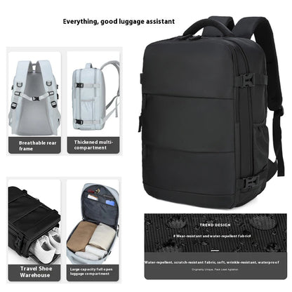 Mochila leve de lazer para casais, mochila de viagem, nova mochila feminina, mochila escolar para estudantes, bagagem de