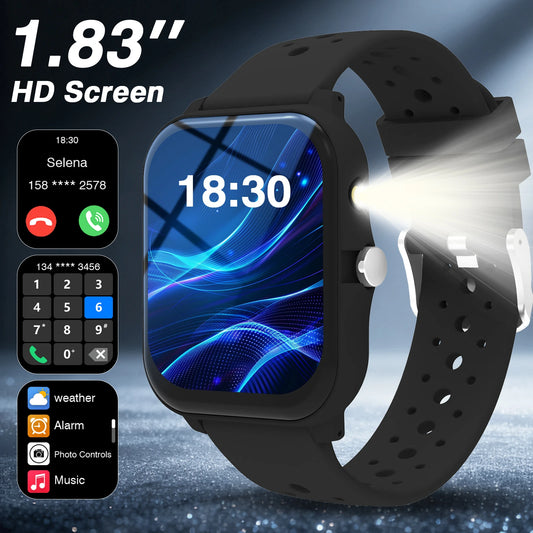 Smart Watch, Wireless Call/Dial, Multi-Sport Mode, Multiple APP Reminders, Suitable for Men and Women, Compatible with IPhone/An