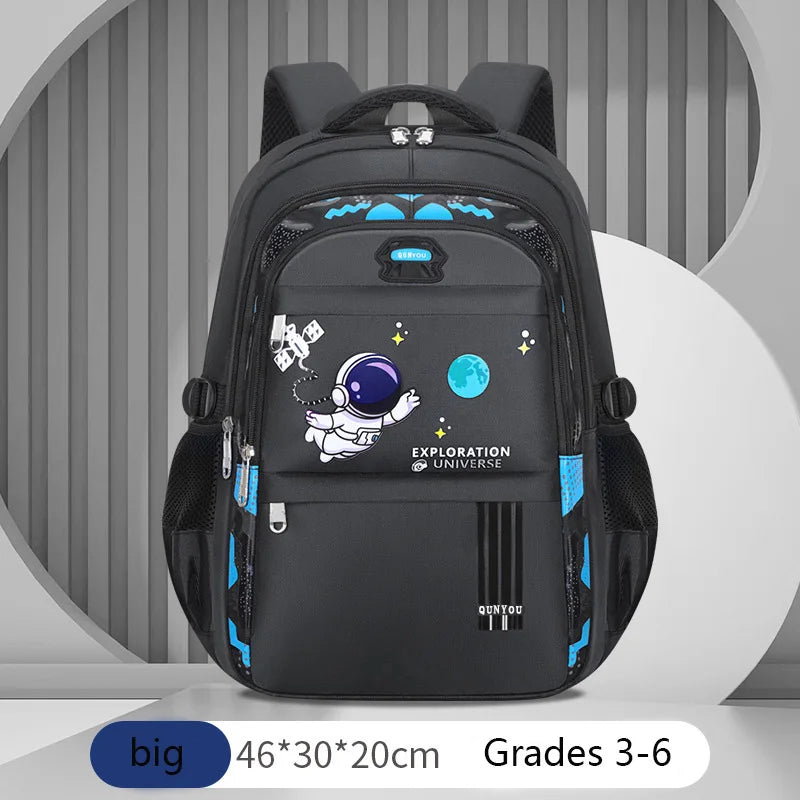 Mochila Escolar Infantil para Meninos Mochila Escolar de Astronauta Impermeável Mochila Escolar Primária Mochila Infantil