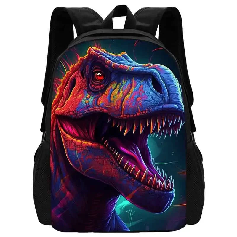 Mochila Escolar de Dinossauro para Crianças, Mochilas Escolares para Rapazes, Leve, com Estampas de Animais de Desenhos Animados, Mochila Infantil Durável