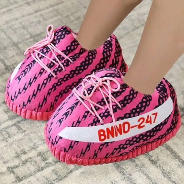 Unisex One Size Fits Most Eu 36-43 Winter Indoor Cotton Shoes Woman Warmth Home Slippers Women/Men Snug Sneakers Ladies Slipper