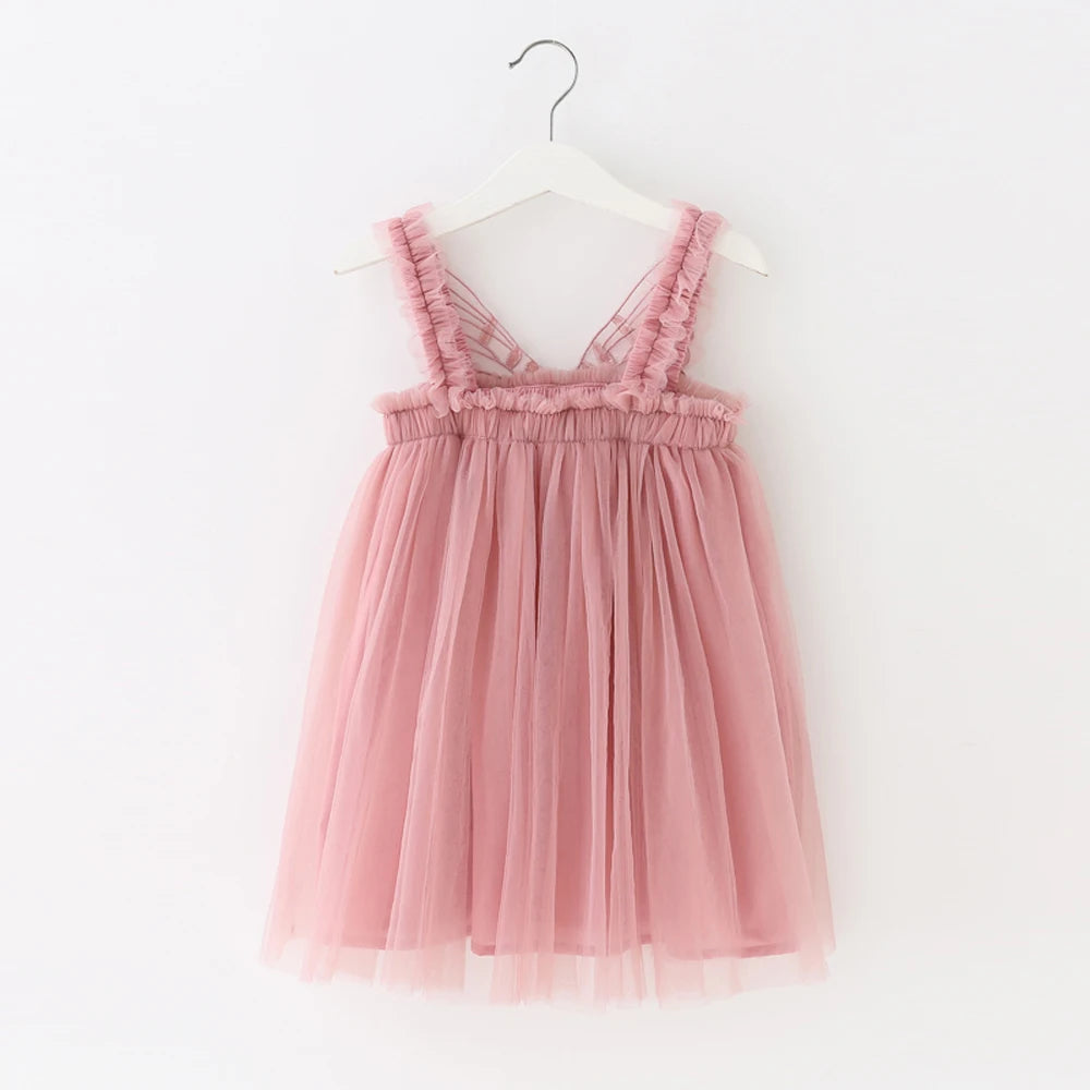 girls wings cute dresses baby ball gown tutu dress children summer clothes kids birthday party clothing for summer