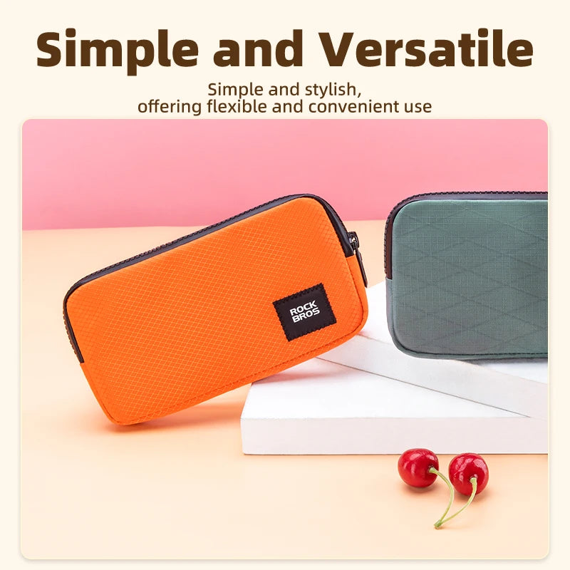 Bolsas para Telemóvel ROCKBROS Capa Protetora Universal para iPhone Samsung Huawei Xiaomi Armazenamento de Ferramentas e Moedas para Ciclismo