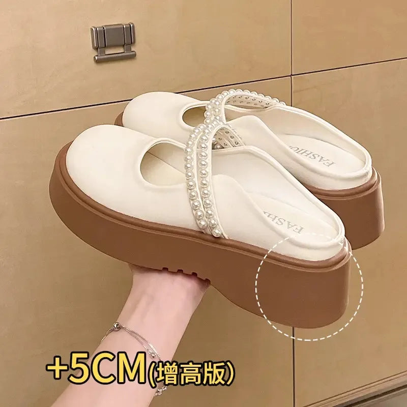 New Summer Sandals Slippers For Women, Fashion Casual All Match Soft Sole Comfortable Female Footwear Daily Outdoor Wear