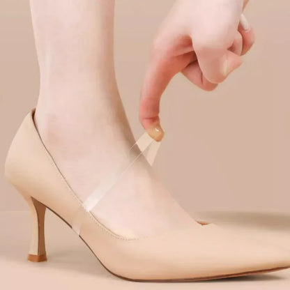 High Heels Fixed Strap Transparent Elastic Sturdy Shoelace Women Shoes Anti Fall Flexible Strap Loose High Heel Stretchable Band