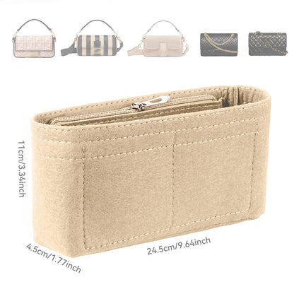 Felt Insert Bag Organizer, Makeup Organizers, Liner Perfect for Brand Women's Handbags For And Cosmetic Bags
