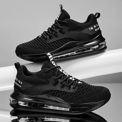 Sports men's shoes - breathable, fashionable, versatile, trendy. Mesh upper, lightweight, soft sole, shock-absorbing. Suitable f