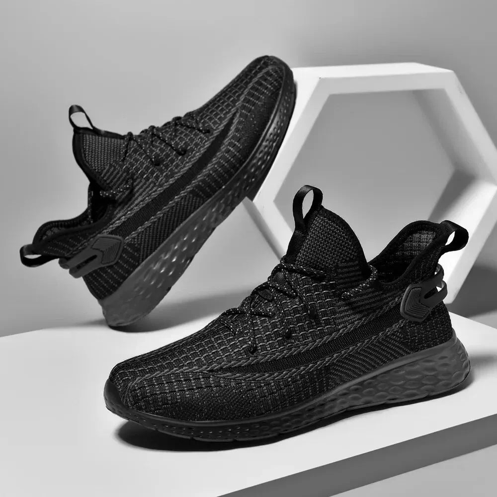 New Mijia Men's Sneaker Breathable Sports Shoes  Stretch Fabric Soft Mesh Comfortable Running Lightweight Walking Jogging Shoes