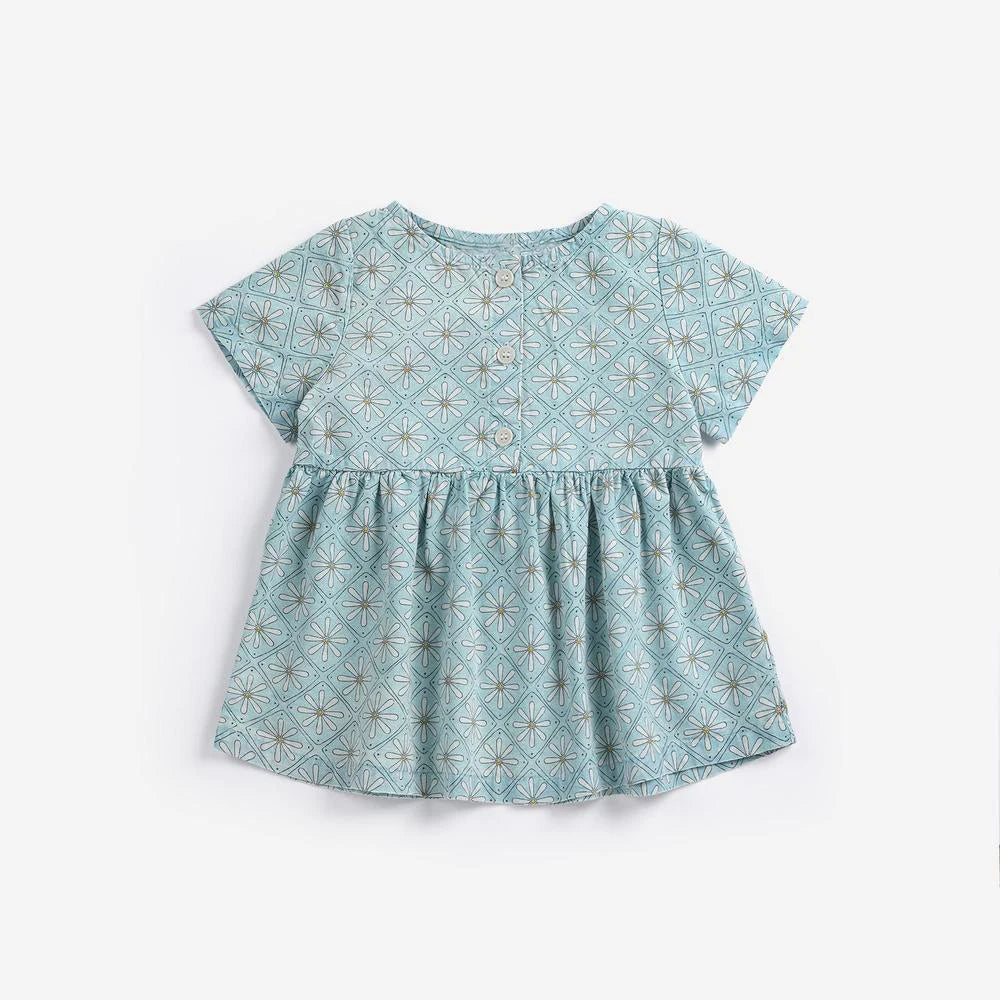Vestido Meninas Fashion 2026 Primavera Verão Estampado Flores Vestidos Fashion Bebé Crianças Saia Série Roupa