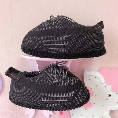 Unisex One Size Fits Most Eu 36-43 Winter Indoor Cotton Shoes Woman Warmth Home Slippers Women/Men Snug Sneakers Ladies Slipper