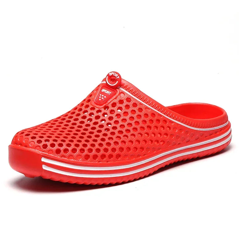 YRZL Chinelos de Praia para Homem e Mulher, Ocos, Casuais, Sandálias de Praia, Chinelos Antiderrapantes, Tamanhos 36-45, Chinelos de Homem