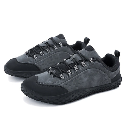 Outdoor Hiking Shoes Slip on Mountaining Shoes Men Wide-Toe-Box Barefoot Shoes for Men Walking Shoes Man Runnign Shoes Sneakers