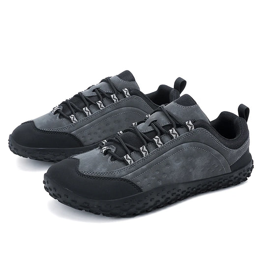 Outdoor Hiking Shoes Slip on Mountaining Shoes Men Wide-Toe-Box Barefoot Shoes for Men Walking Shoes Man Runnign Shoes Sneakers