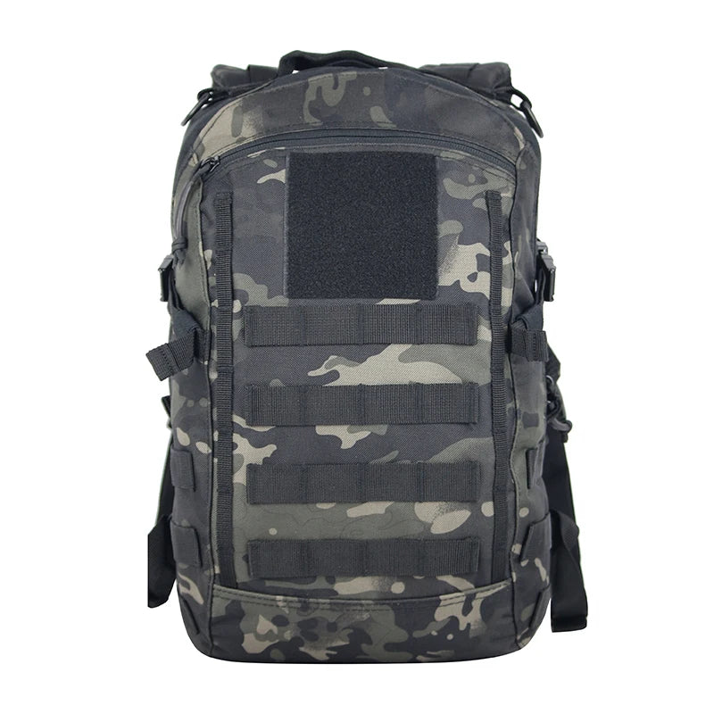 LQARMY Pequena Mochila Tática de Viagem Impermeável para Exterior, Saco de Desporto e Campismo com Sistema Molle para Trekking, Pesca e Caça