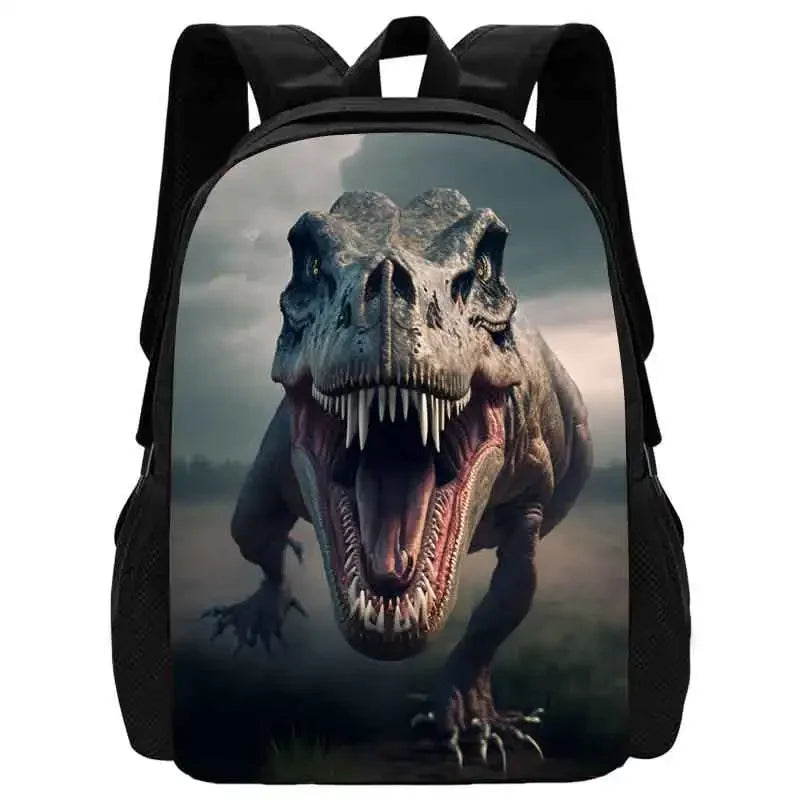 Mochila Escolar de Dinossauro para Crianças, Mochilas Escolares para Rapazes, Leve, com Estampas de Animais de Desenhos Animados, Mochila Infantil Durável