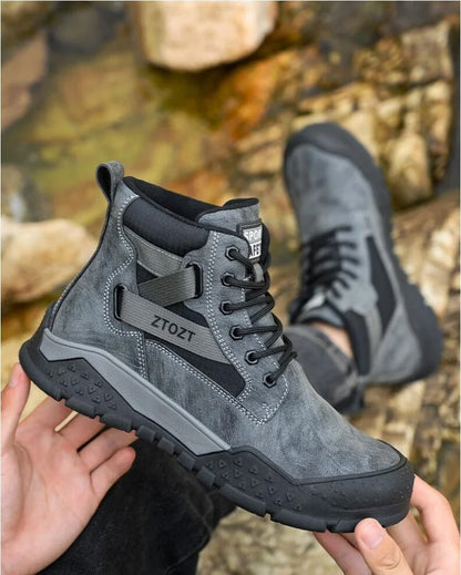 Thick-soled fashion breathable non-slip non-tired feet work shoes Safety protective shoes anti-smash anti-stabbing safety shoes