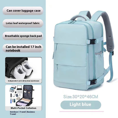 Mochila leve de lazer para casais, mochila de viagem, nova mochila feminina, mochila escolar para estudantes, bagagem de
