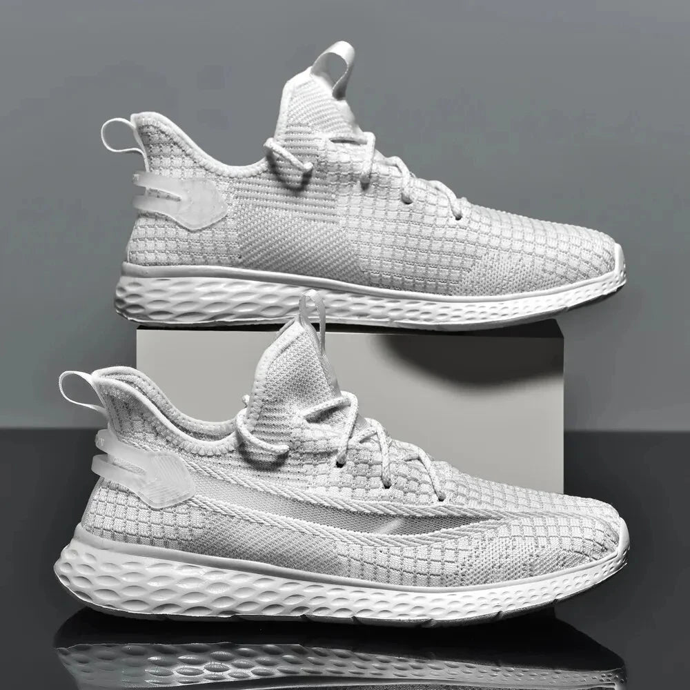 New Mijia Men's Sneaker Breathable Sports Shoes  Stretch Fabric Soft Mesh Comfortable Running Lightweight Walking Jogging Shoes