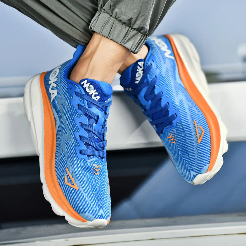 PARZIVAL Men's Sneaker Air Cushion Runner Trainers Tenis Marathon Sports Running Shoes Women Outdoor Athletic Speciality Sneaker