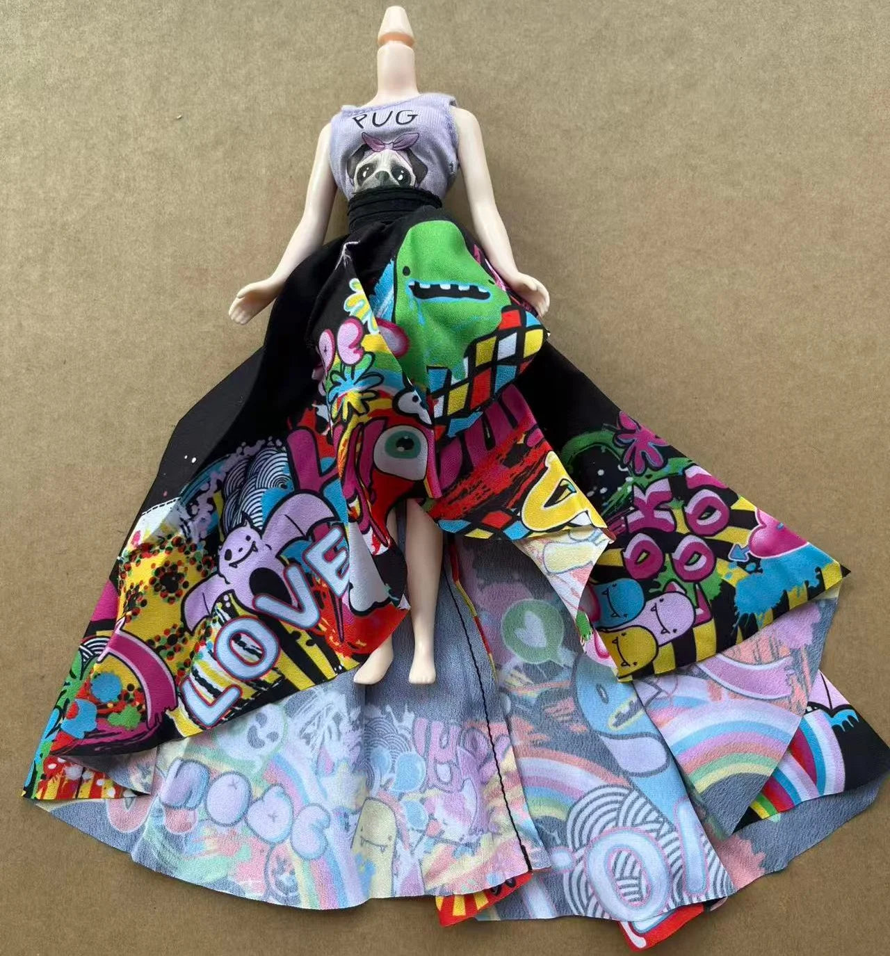 1/6 Doll Dresses For Blythy Jenny Doll Sweetpie Luxury Dress Fashion Doll Clothes For Licca Doll Kids Toy