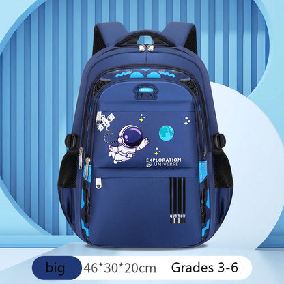 Mochila Escolar Infantil para Meninos Mochila Escolar de Astronauta Impermeável Mochila Escolar Primária Mochila Infantil