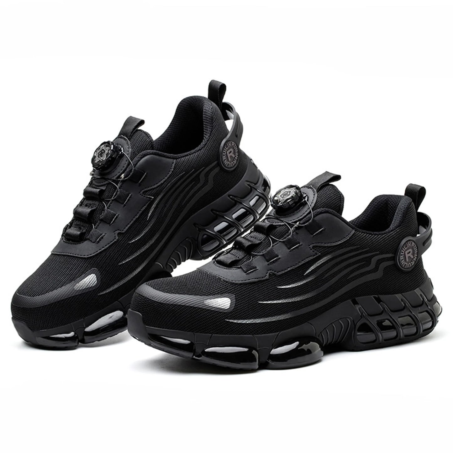 Indestructible Steel Toe Protective Safety Shoes Slip Resistant Abrasion Resistant Work Shoes Men Tough Comfortable Sneaker ﻿