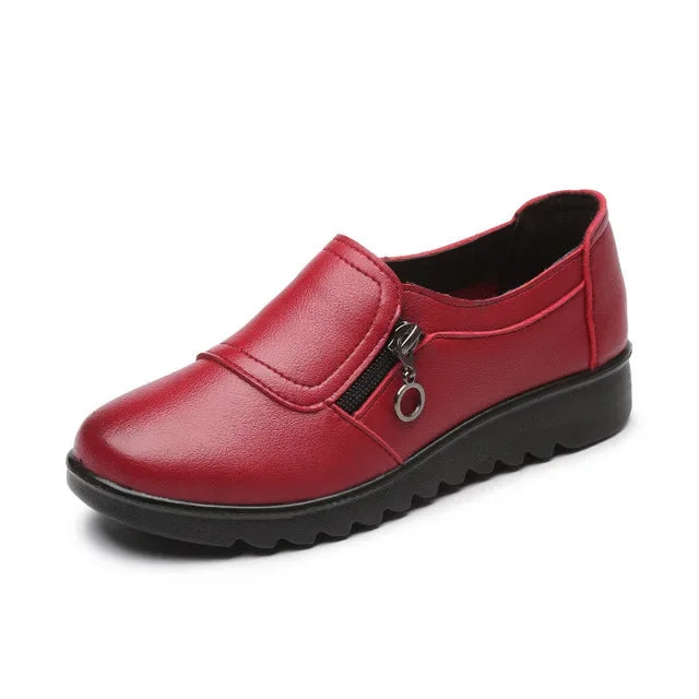 BEYARNE sapatilhas femininas nova coleção, sapatilhas rasas da moda, sapatos de couro genuíno, mocassins femininos, sapatos slip-on sapatos femininos