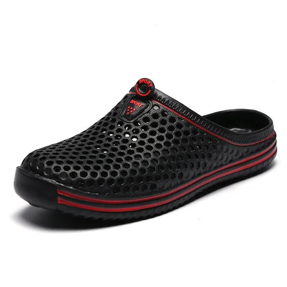 YRZL Chinelos de Praia para Homem e Mulher, Ocos, Casuais, Sandálias de Praia, Chinelos Antiderrapantes, Tamanhos 36-45, Chinelos de Homem