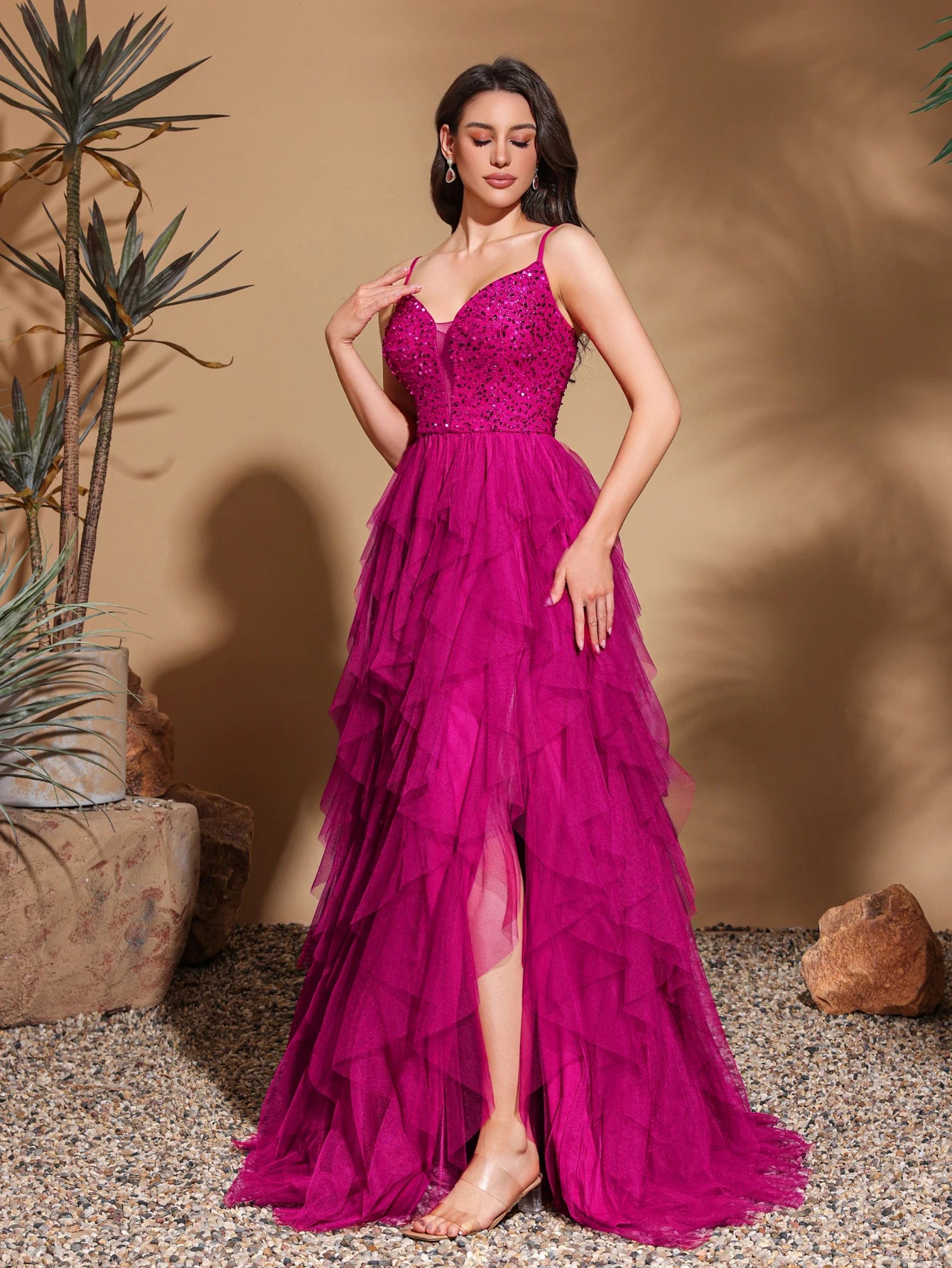 Vestido comprido de senhora Rose Red Vestidos de noite familiares vestidos de festa trajes de festival roupa de formatura roupa de encontro de férias