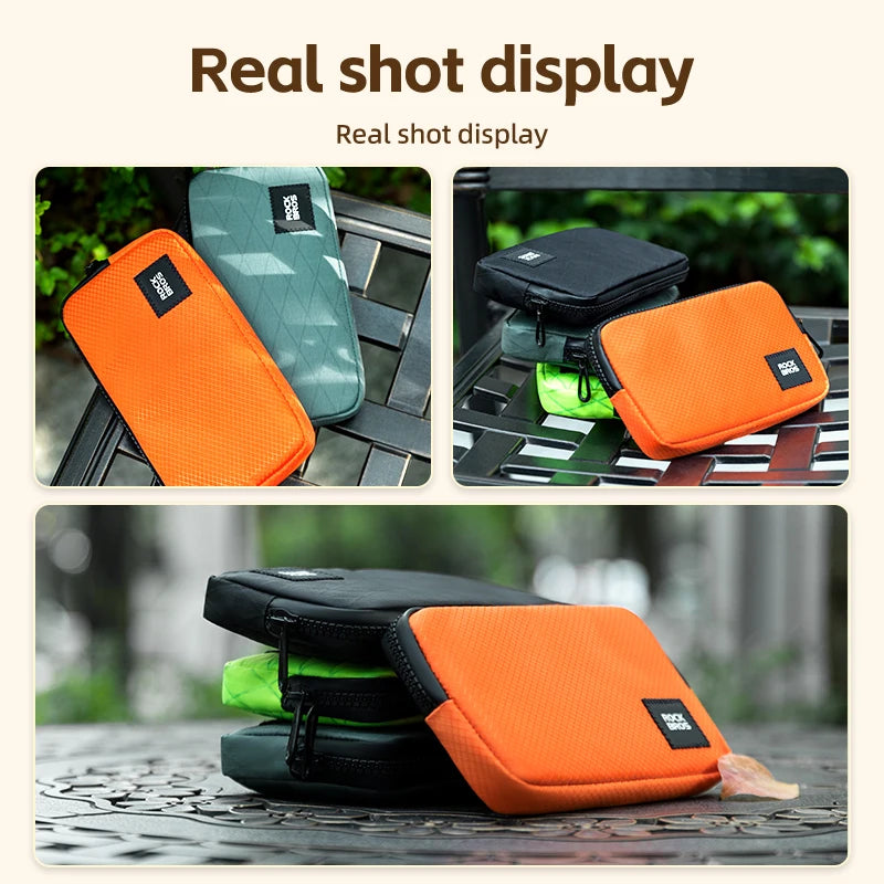 Bolsas para Telemóvel ROCKBROS Capa Protetora Universal para iPhone Samsung Huawei Xiaomi Armazenamento de Ferramentas e Moedas para Ciclismo
