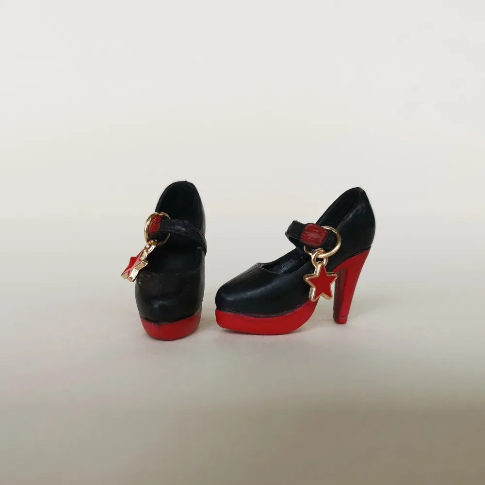 Quality DIY Shoes High Heels Cute Multicolors Casual Sandal Doll Accessories Original Doll Shoes for 1/6 BJD 30cm Dolls