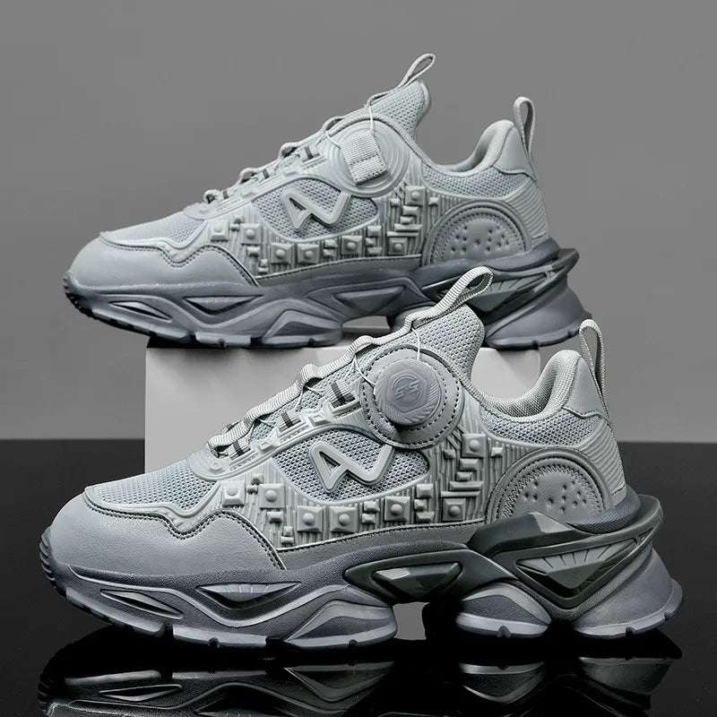 Men's Casual Sneakers Breathable Luxury Trainer Race Shoes Fashion Loafers Running Shoes for Male Comfortable Tenis