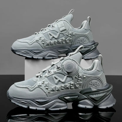 Men's Casual Sneakers Breathable Luxury Trainer Race Shoes Fashion Loafers Running Shoes for Male Comfortable Tenis